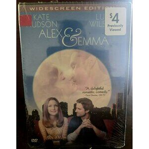 Alex & Emma Widescreen DVD Romantic Comedy Kate Hudson Luke Wilson New